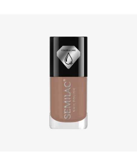Semilac lak na nehty COLOR CARE C229 s kondicionérem Hnědá