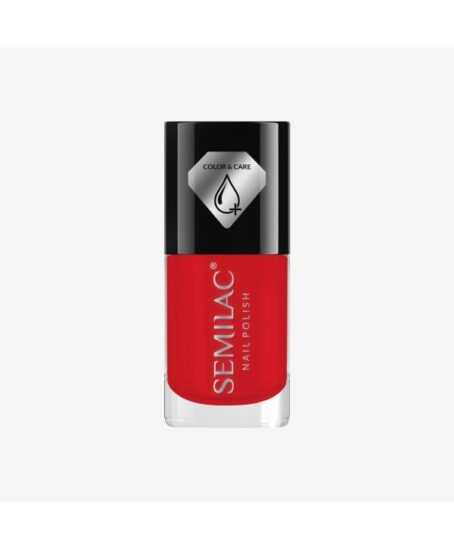 Semilac lak na nehty COLOR CARE C525 s kondicionérem Červená