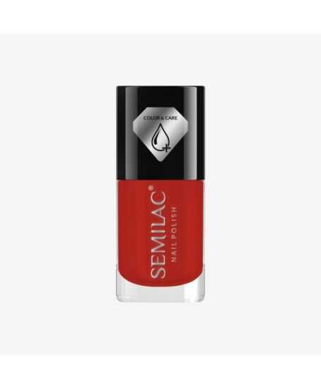 Semilac lak na nehty COLOR CARE C547 s kondicionérem Červená