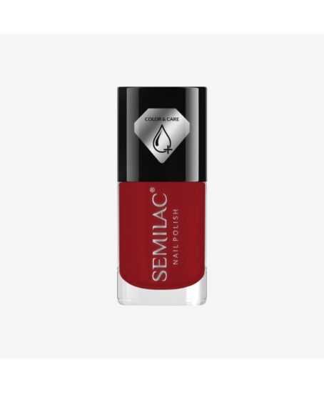 Semilac lak na nehty COLOR CARE C568 s kondicionérem Červená