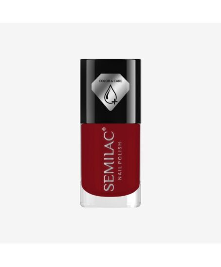 Semilac lak na nehty COLOR CARE C573 s kondicionérem Červená