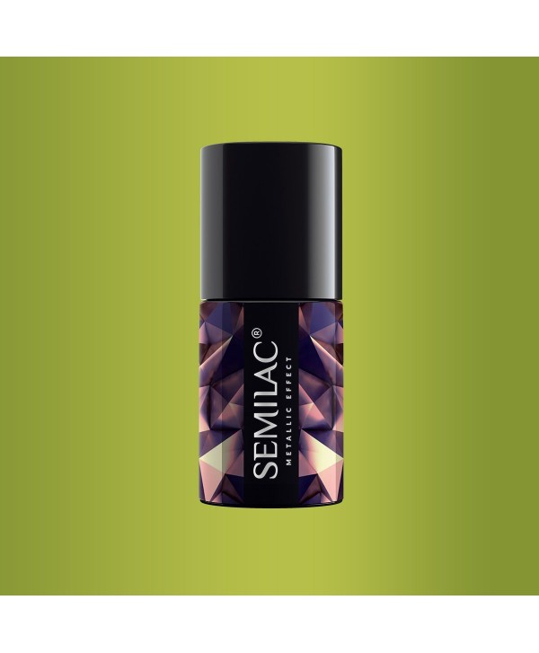Semilac - metalický efekt pro gel laky Olive 249 Zelená