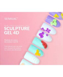 Semilac sculpture UV gel 4D Brown 5 g Hnědá