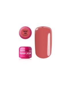 Silcare Base One Farebný UV gél 48 strawberry sherbet 5 g Červená