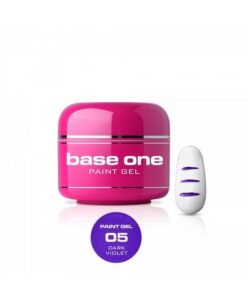 Silcare Base One Paint gel 05 dark violet 5g Fialová