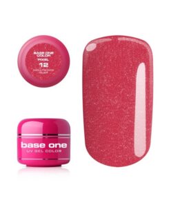 Silcare Base One Pixel UV gel 12 Hollywood Glam 5 g Červená