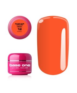 Silcare Base one neonový uv gel 12 Coral 5g Korálová