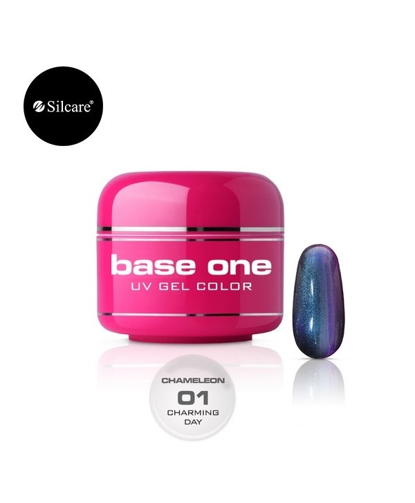 Silcare Base one uv gel CHAMELEON 01 5ml Fialová