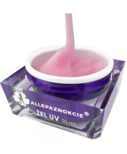 Stavební uv gel Jelly Cotton Pink 30 ml Růžová