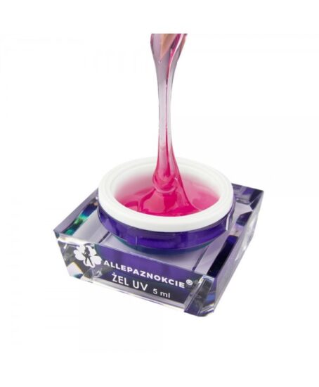 Stavební uv gel Jelly Pink Glass 5 ml Růžová