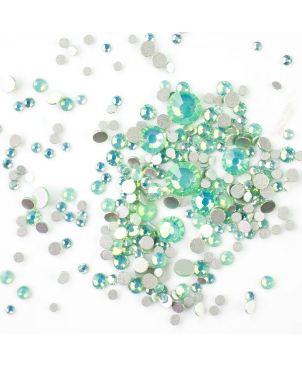 Zirkonové kamínky opal mix - zelené AB