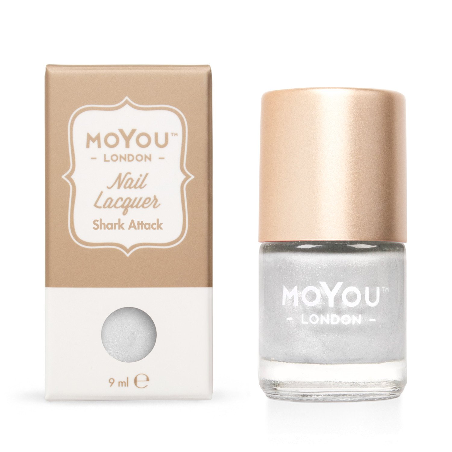 MoYou Razítkovací lak na nehty - Shark Attack 9 ml